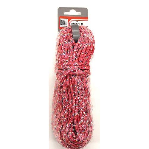 Oreca Cordino treccia Doppio Rosso puntinato 5mm (2000 cm) 18619 34