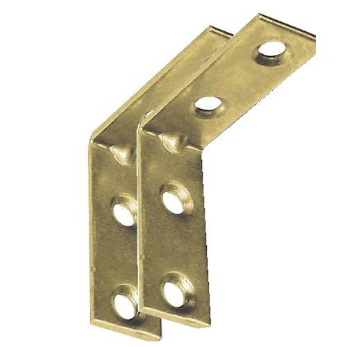 Oreca Set squadrette Rinforzate Angolari finitura ottonata (2x1x2 cm) 26840