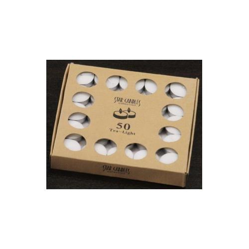 Star Set candele 50 pz Tea-Light Bianchi 98826