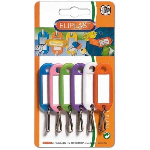 Eliplast Porta chiavi Con Targhetta Portanome Colori assortiti 75 6