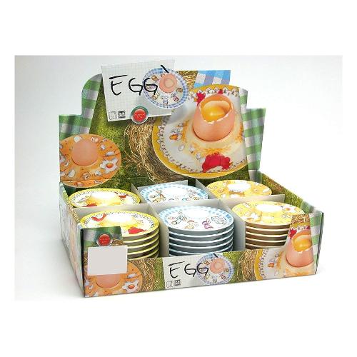 Vivenzi Produzioni Porta uovo piattino EGG O Assortito 409D