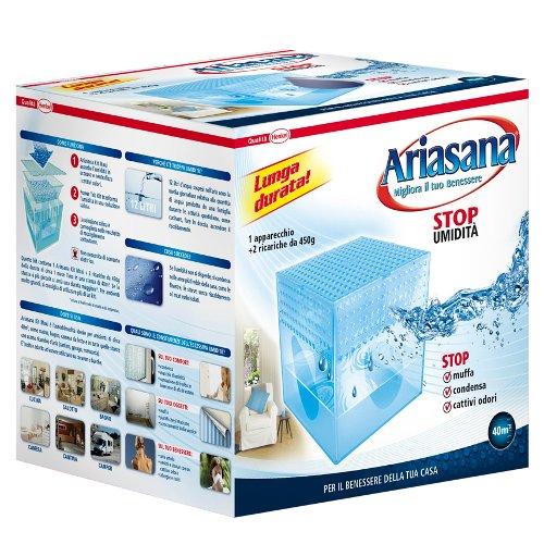 Ariasana Assorbiumidità kit contenitore Maxi 2x450 gr sali inclusi Inodore 673932