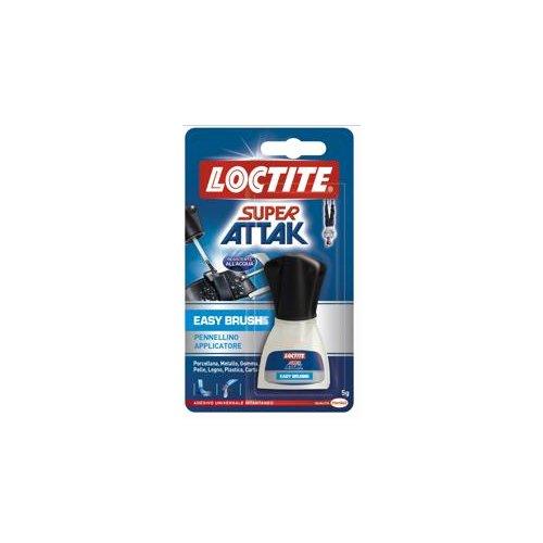 Loctite Collante istantaneo universale SUPER ATTAK Easy Brush Trasparente tubetto 5 gr 862096