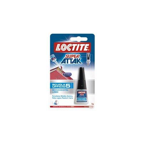 Loctite Collante istantaneo universale SUPER ATTAK Trasparente tubetto 5 gr 2632228