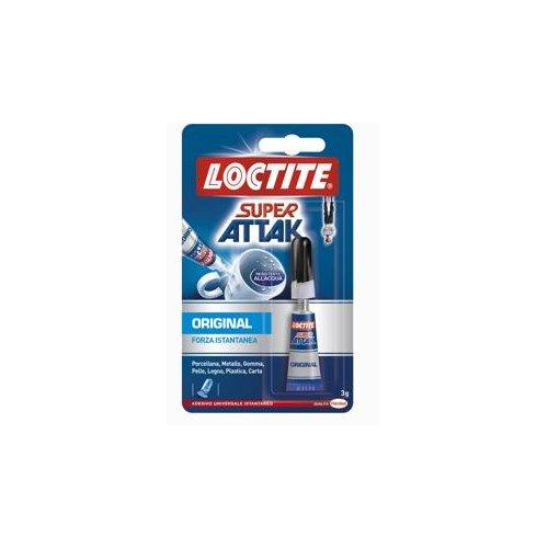 Loctite Collante istantaneo universale SUPER ATTAK Trasparente tubetto 3 gr 862503