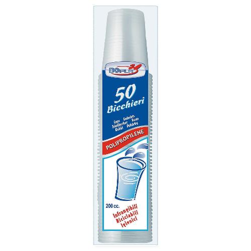 Dopla Bicchieri monouso Trasparente 50pz 02360