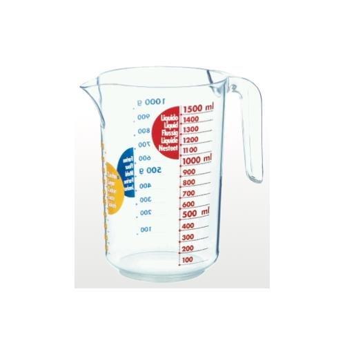 Cosmoplast Caraffa graduata base antiscivolo (1,75L) Trasparente