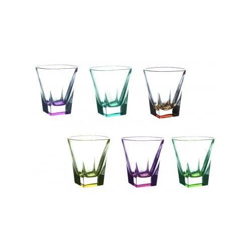 Rcr Set bicchieri Liquore 6 pz (60ml) FUSION Colori assortiti 241630