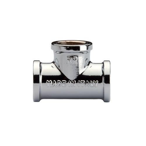 Idro Bric Raccordo idraulico a T cromo 1/2"F N0328B
