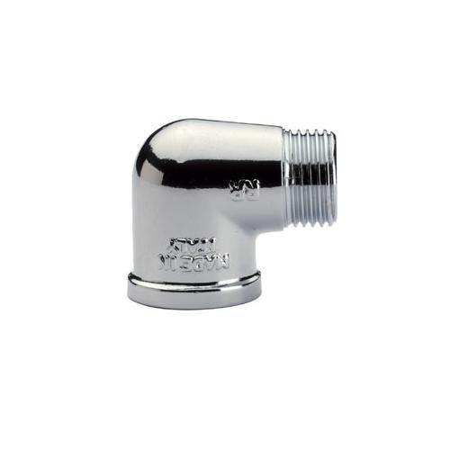 Idro Bric Raccordo idraulico a gomito cromo 1/2"M F N0326B