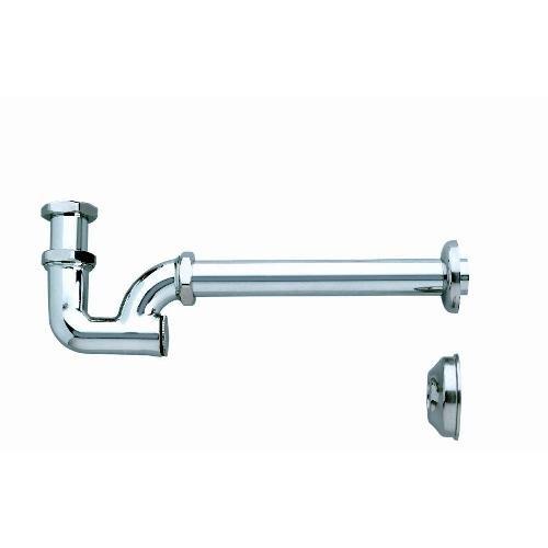 Kit di scarico per lavabo: piletta Ø 65 (uscita 1 ¼”) e sifone a bottiglia  con uscita Ø 32. Cod. 504-190-PR-32, Sifoni e Kit lavabo-bidet, Kit Lavabo  e bidet - L.B. Plast srl