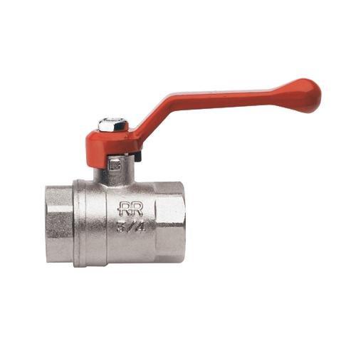 Idro Bric Valvola saracinesca A Sfera con Leva nichelato 1/2"F R0627B