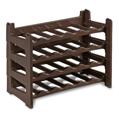 Stefanplast Cantinetta (60x30x12cm) 6 posti impilabile Marrone 42064
