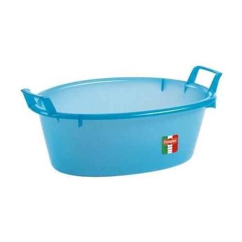 Stefanplast Mastello ovale 2 manici (60x23cm) Azzurro 31600
