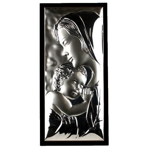 Geo's Icona Argento (17x36cm) MADONNA CON BAMBINO 031 35