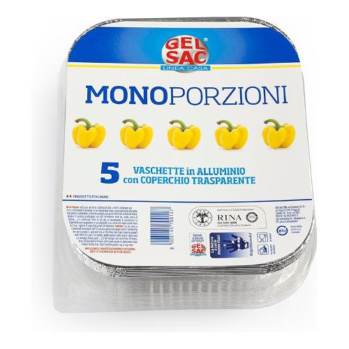 Gel Sac Set vaschette monouso Gr109 Monoporzione 700127 5pz