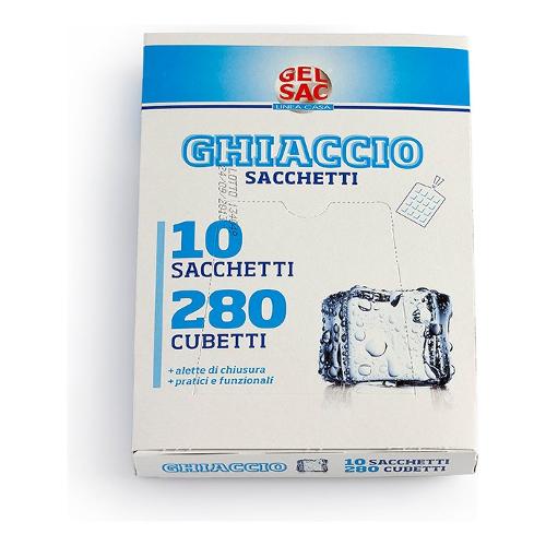 Sacchi Ghiaccio 10 Buste 280 Cubetti - Universo Convenienza