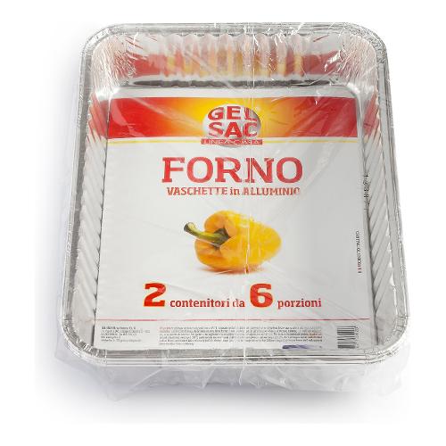 Gel Sac Set vaschette monouso R2 6 Porzioni 700011 2pz