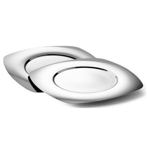 Morinox Set sottopiatti 2 pz Inox (32cm) BOMBÈ Cromo lucido 2415 32