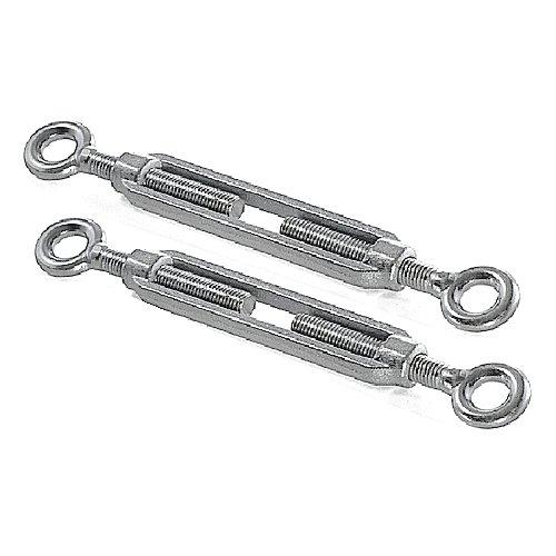 Oreca Set tenditori fune Con occhiello e gancio (5 mm) Zincato 20500