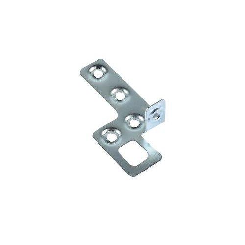 Oreca Set attaccaglie Fissaggio Pensili Finitura zincata (4x8 cm) 26922 4 pz con viti fissaggio