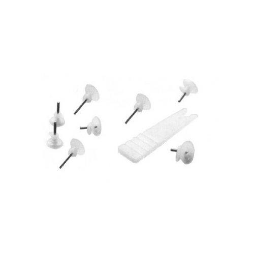 Oreca Ganci appenditutto con chiodo Bianco Blister 20 pz con applicatore 13476
