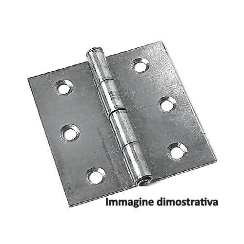 Oreca Set cerniere mobile piane a perno fisso Zincato (8x6 cm) 24730