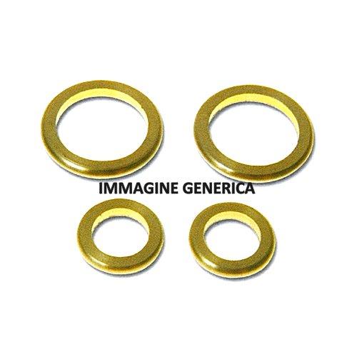 Oreca Set rondelle Alza Porta 12x2 mm Ottonato lucido 25675