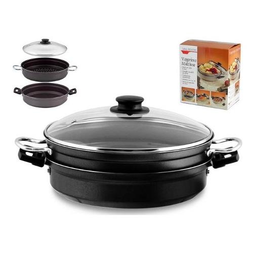 Valsecchi Vaporiera Antiaderente (28cm) Nero 701540