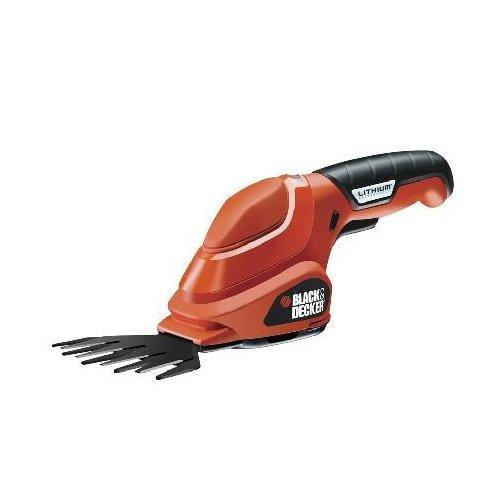 Black & Decker Cesoia tagliabordi batteria 3,6V 1,1Ah taglio 8cm GLS200