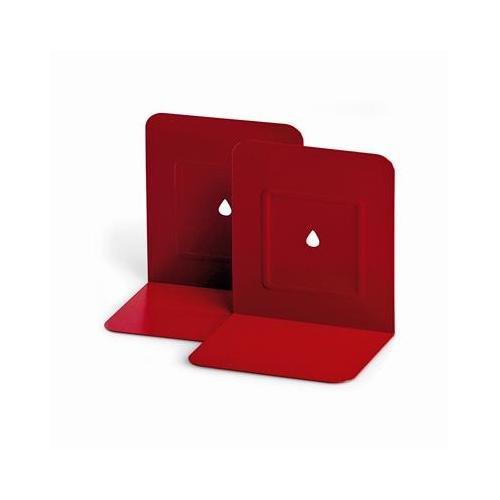 Lebez Fermalibri 2 pz (13,5x7x17,5cm) Rosso 088R