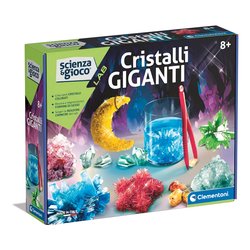 Clementoni Gioco educativo Laboratorio dei Cristalli Giganti 8a+ SCIENZA E GIOCO 19232