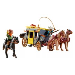 Playmobil Diligenza e bandito del Far West ( 58 pz ) WESTERN 4-10a 71862