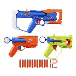 Hasbro Pistola blaster NSeries Triple Action Pack 12cp NERF F9840EU4