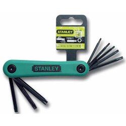 Set Chiavi Esagonali STANLEY - 8 Pezzi Da 1.5 A 6mm, Acciaio, Con Supporto