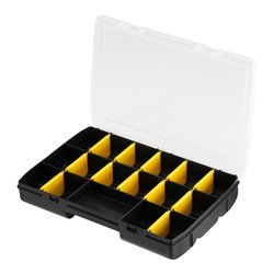 Cassetta per attrezzi ESSENTIAL Con Organizer Nero e Giallo 41 x 20 x 21 cm  STST75785 1