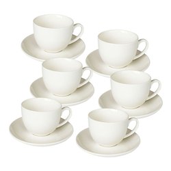 Tognana Set 6 Tazzine Caffè 90Cc con Piattino Olimpia Blu Garden  OM085013410 - niclick