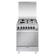 Cucina A Gas DMX64LSG - Forno Elettrico 69L Classe A Inox