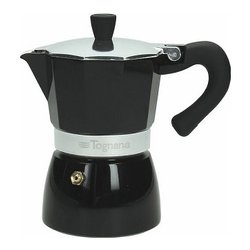 Caffettiera 2 Tazze MOKA INDUCTION Cromo e Nero 0006932