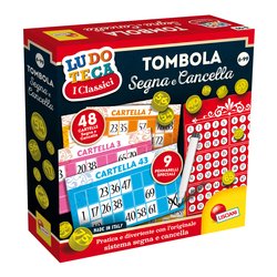 Lisciani Tmbola Magica scrivi e cancella gioco in Italiano LUDOTECA 56996