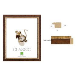 Cornice in legno CLASSIC CLAUDIA Argento anticato 24 x 30 cm 5000 AA 09