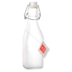 Bormioli Rocco Bottiglia (250ml) Con Tappo Ermetico SWING Trasparente satinato
