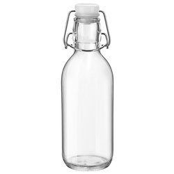 Bormioli Rocco Bottiglia (500ml) Con Tappo Ermetico EMILIA Trasparente