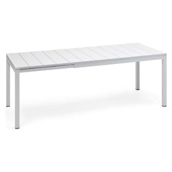 Offerta! TAVOLO da giardino SAN VINCENZO 80x80 cm alluminio ANTRACITE STA  23 GR