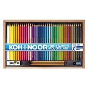 Matite Colorate Giotto Stilnovo Maxi - Mina Spessa 4,3mm, Formato Triangolare, 48 Colori, Per Bambini