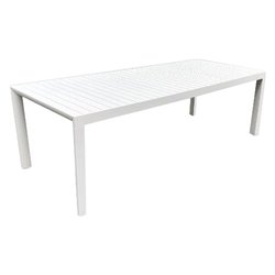 Tavolo da giardino allungabile alluminio 10 posti (286 x 100 cm) Portofino  - Grigio antracite - Salotto da giardino, tavoli e sedie - Eminza