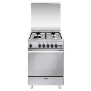 DE LONGHI Cucina Elettrica DEMX96ED 5 Fuochi a Gas Forno Elettrico  Multifunzione Ventilato Classe A Dimensioni 90 x 60 cm Colore Inox :  : Grandi elettrodomestici