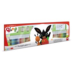 Set 2 Timbri per Bambini e 18 Pennarelli Colorati Disney Minnie -  Multiprint 86866