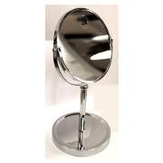 Specchio trucco da appoggio con luce e ingranditore 7x Bs55 Silver 65486