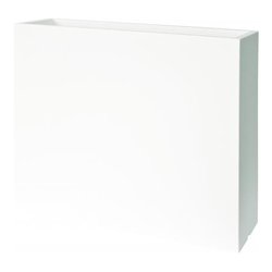 Fioriera rettangolare alta (80x25x70 cm) STYLE KUBEHIGH Bianco 2777 C2